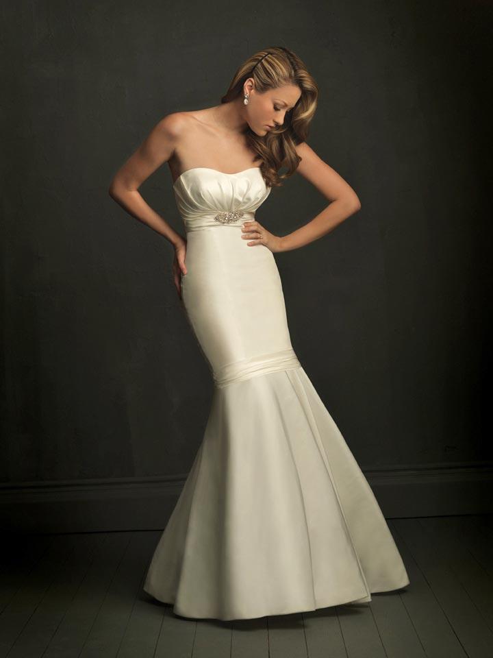 Fair Skinned brides should avoid any of the white color dress to avoid a