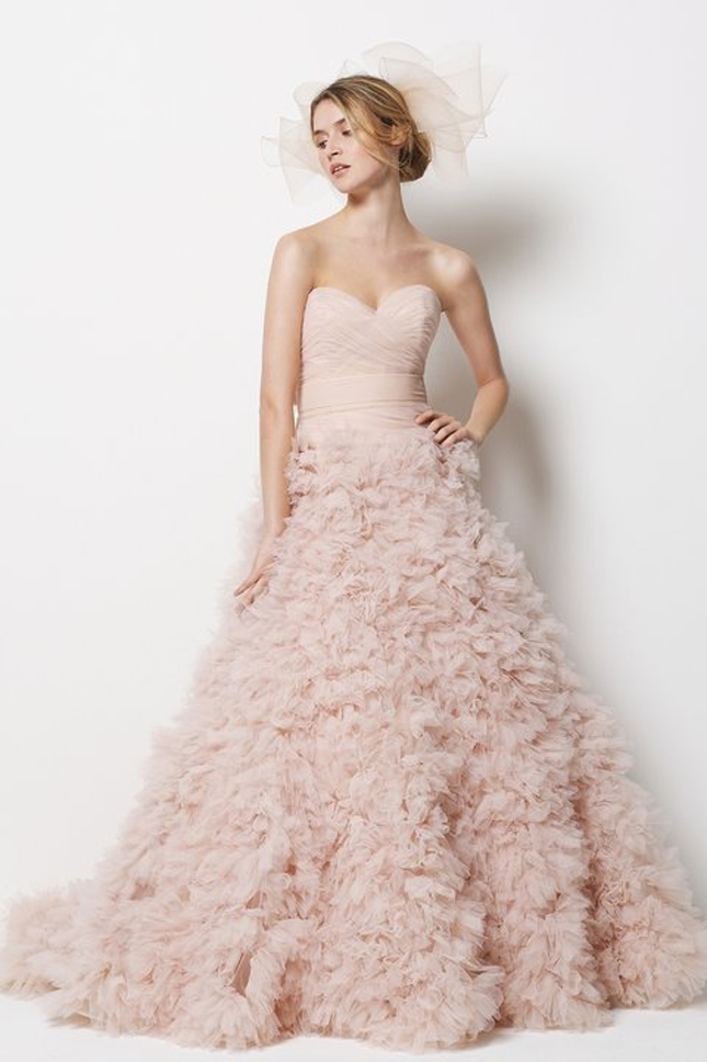  blush  pink  wedding  dress  Elana Walker presents The Art 